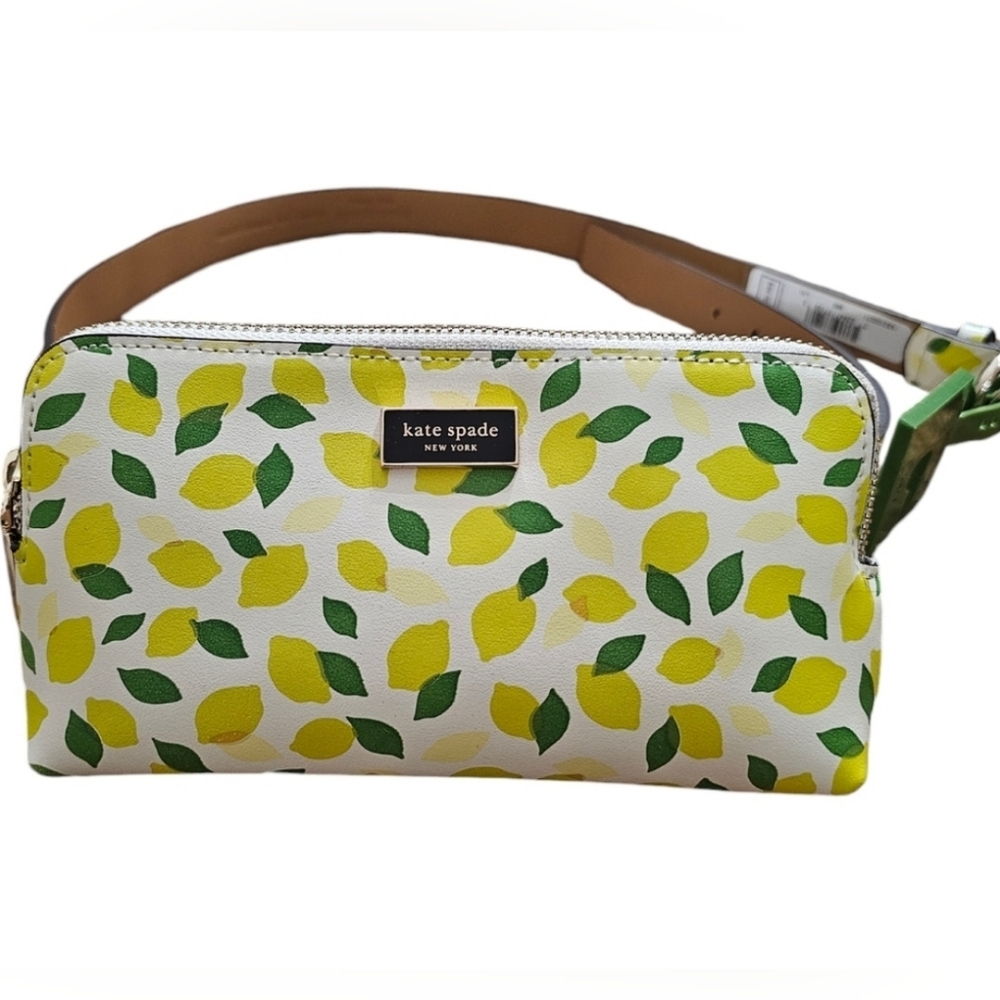 Kate Spade Zip Top Bag/Lemon Print